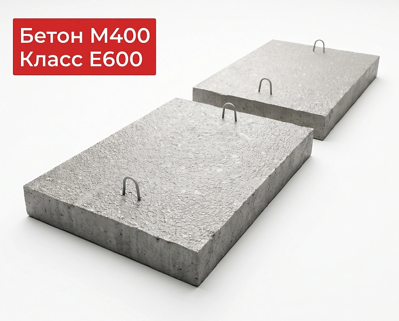 Плита бетонная DN200 E600